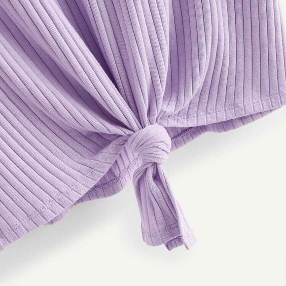 Lavender Tie Shirt - Picture 3 of 3